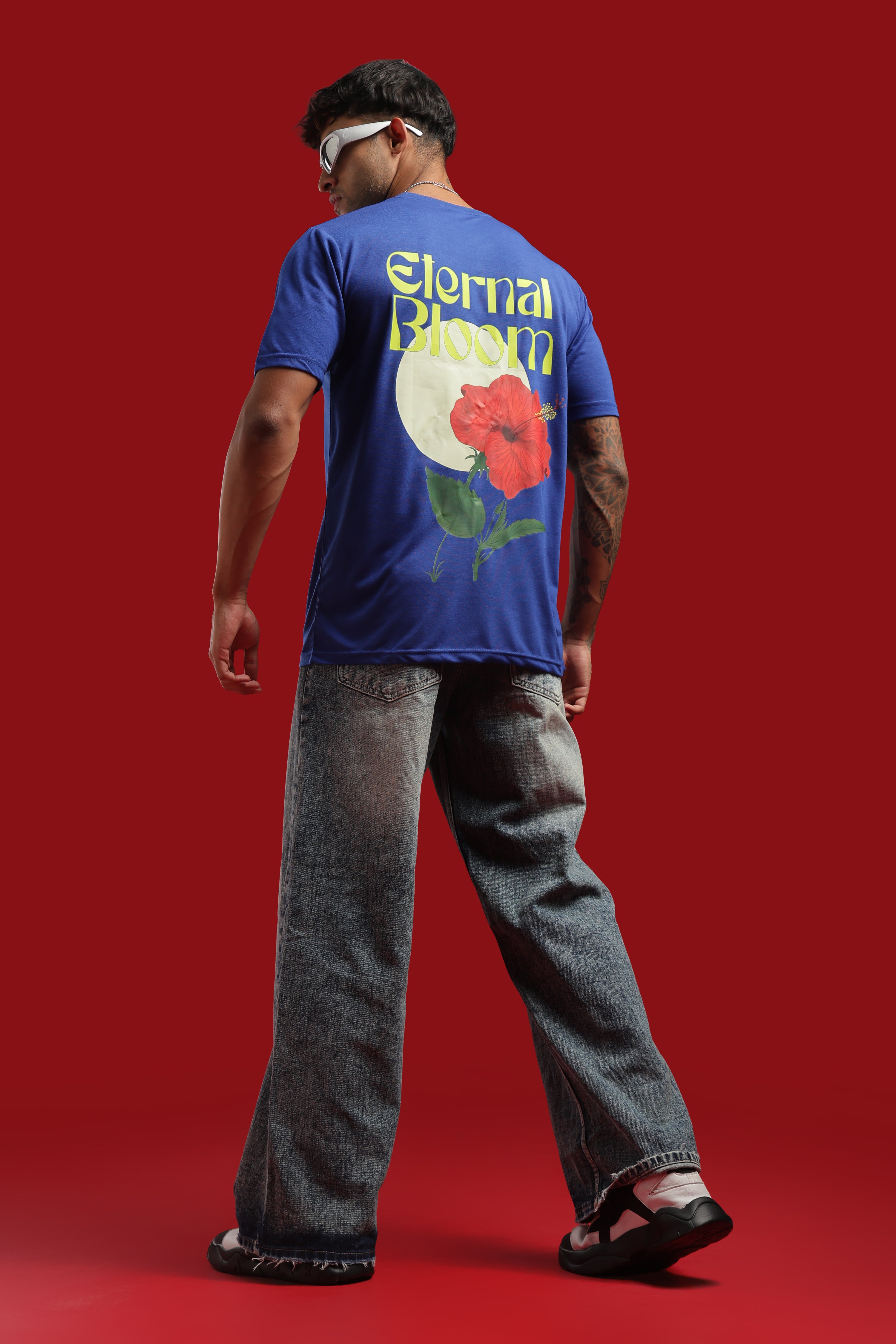 ETERNAL BLOOM Oversized Graphic Tee Unisex