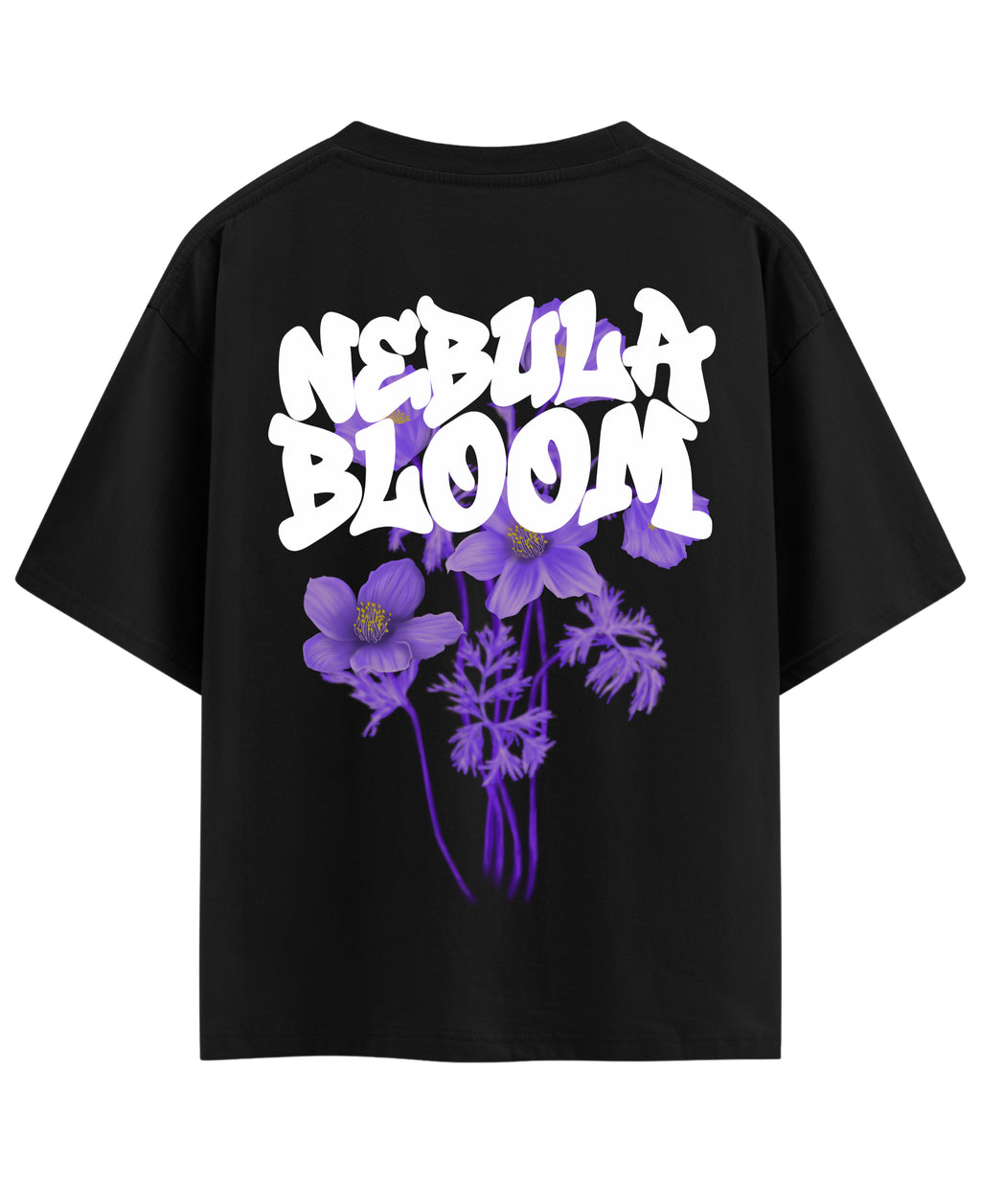 Black Oversized T-shirt Back Design